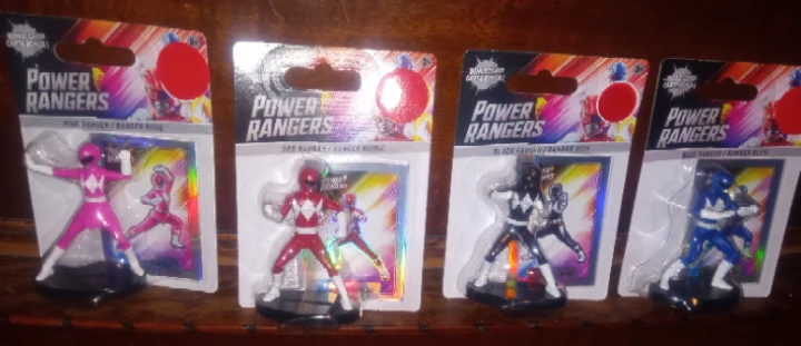 Power Rangers Action Figures (Set of 4)