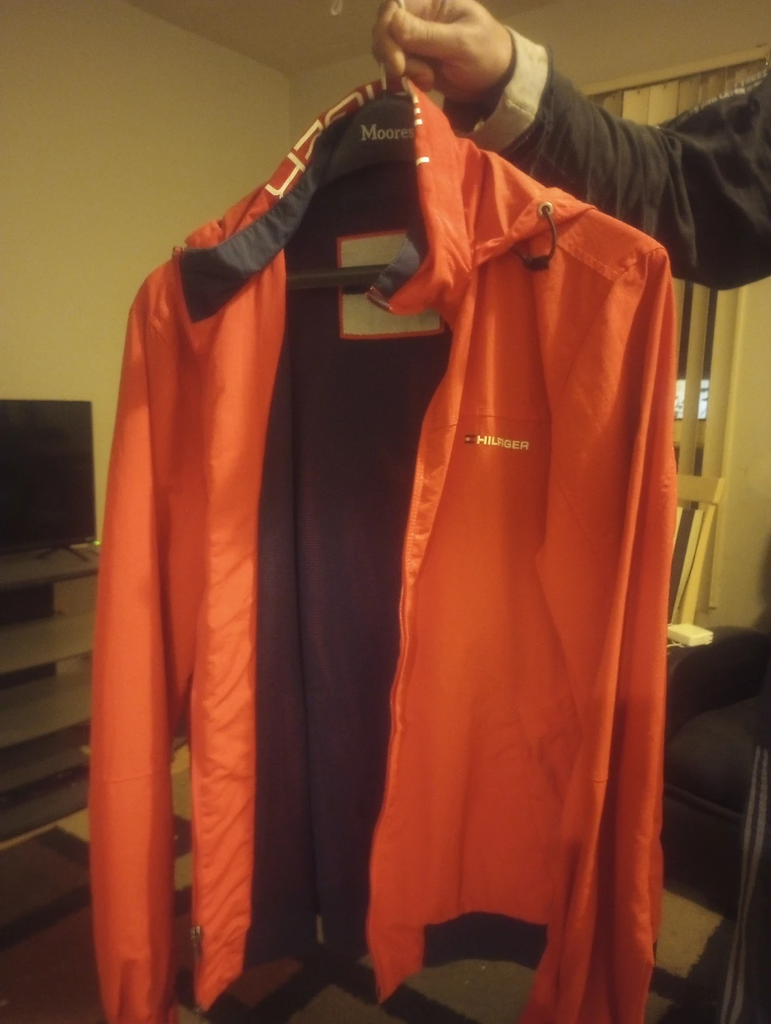Tommy Hilfiger Red Hooded Jacket