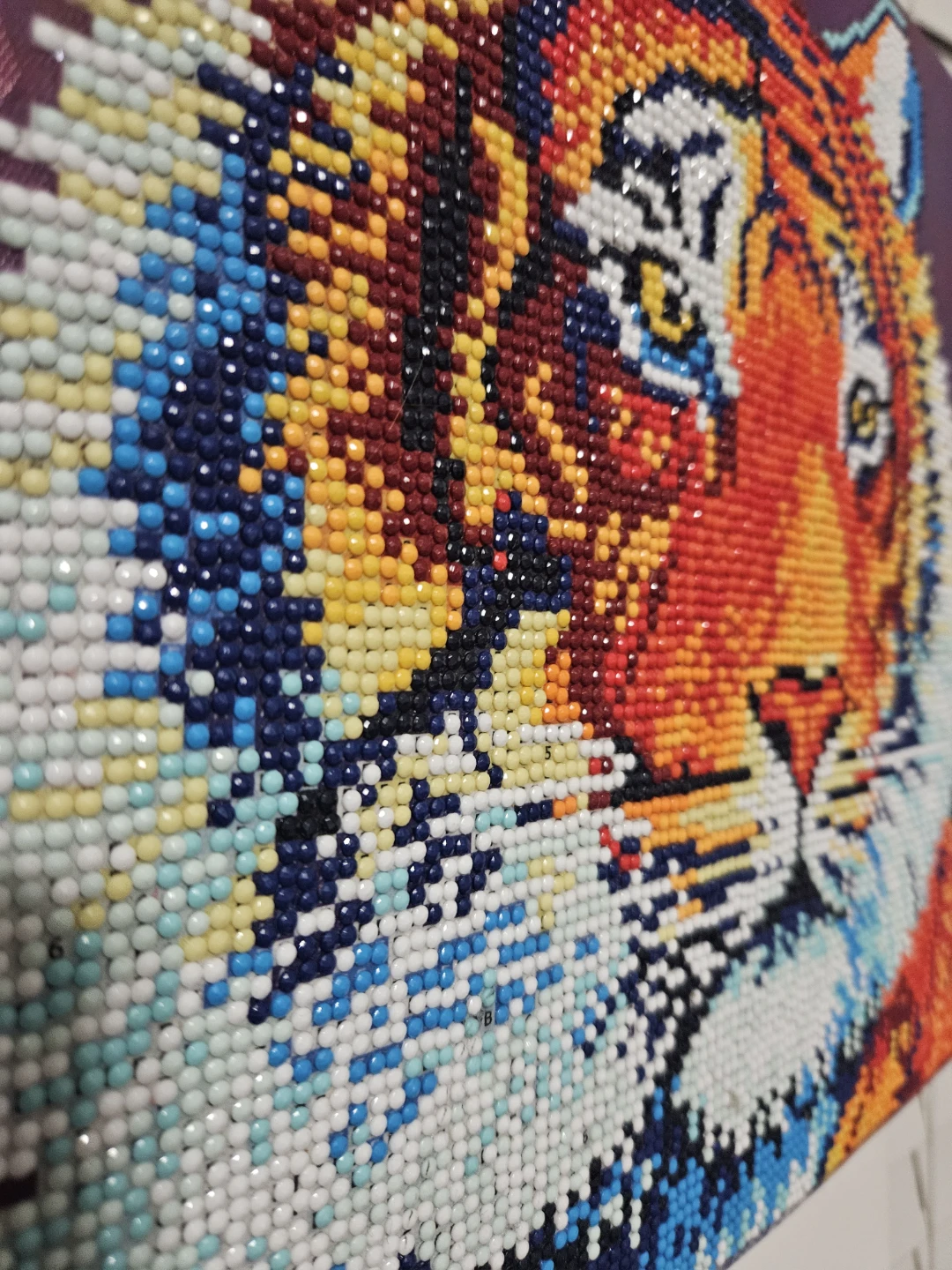 Diamond Art Tiger Canvas Painting - photo 2