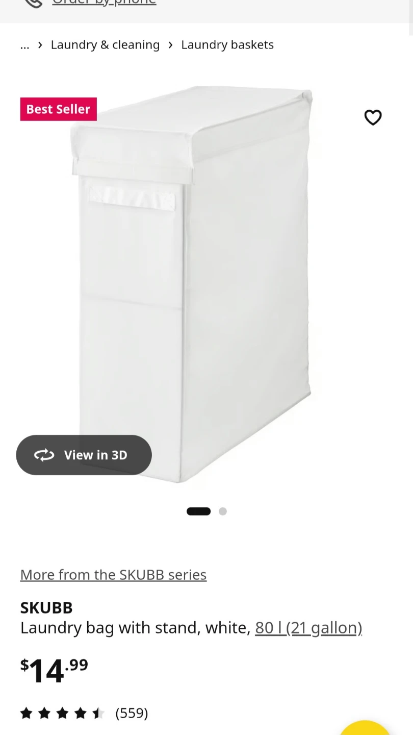 IKEA Laundry Bag (1 for $6, 2 for $10)