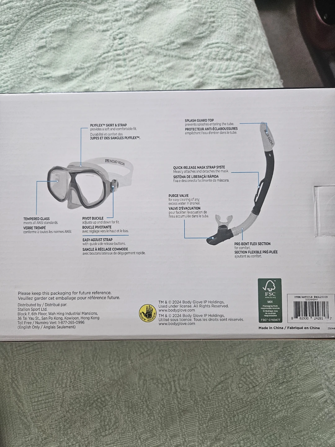 Body Glove Adult Snorkel Mask Set - photo 5