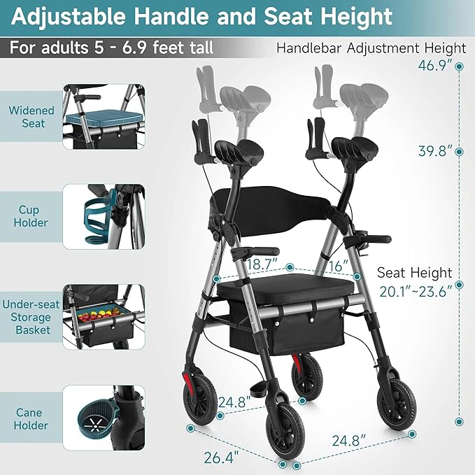 StrollAid Walker with Seat and Basket - photo 4