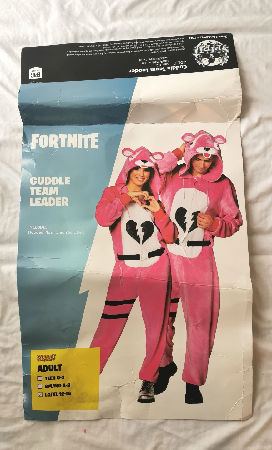 Adult Plush Cuddle Team Leader Costume - Fortnite - photo 4