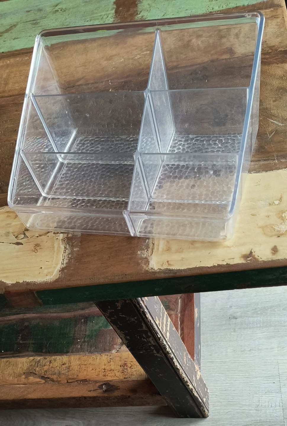 Clear Plastic Organizer with 7 Compartments - photo 2
