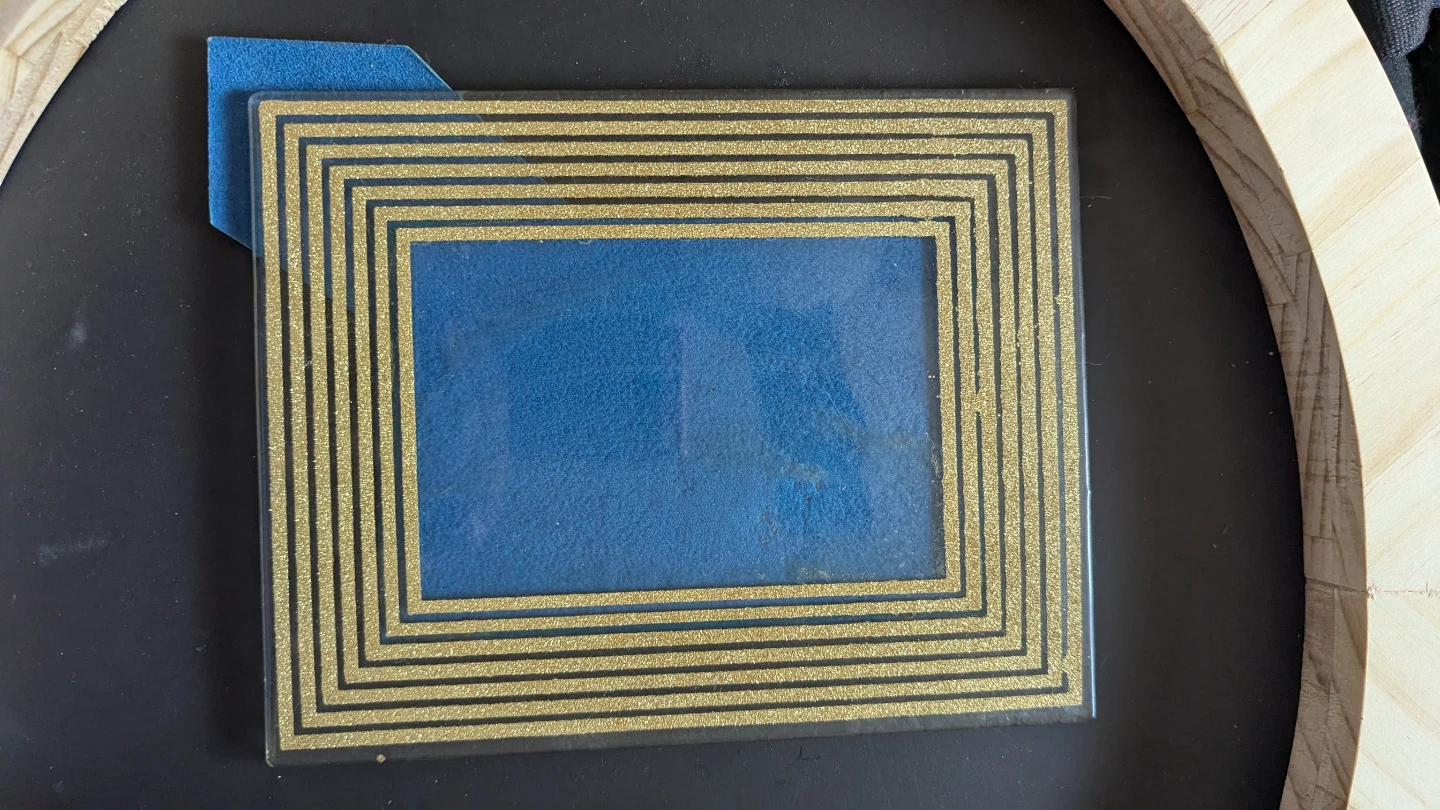 Gold Geometric Picture Frame