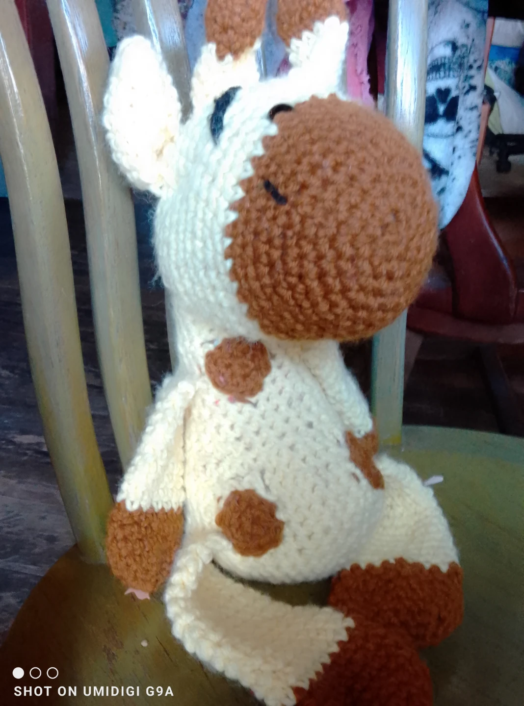 Handmade Crochet Giraffe Plush Toy