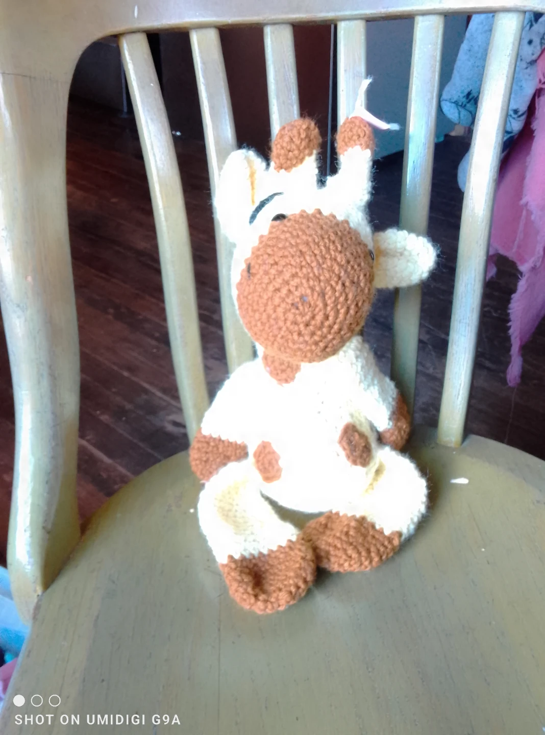 Handmade Crochet Giraffe Plush Toy - photo 2