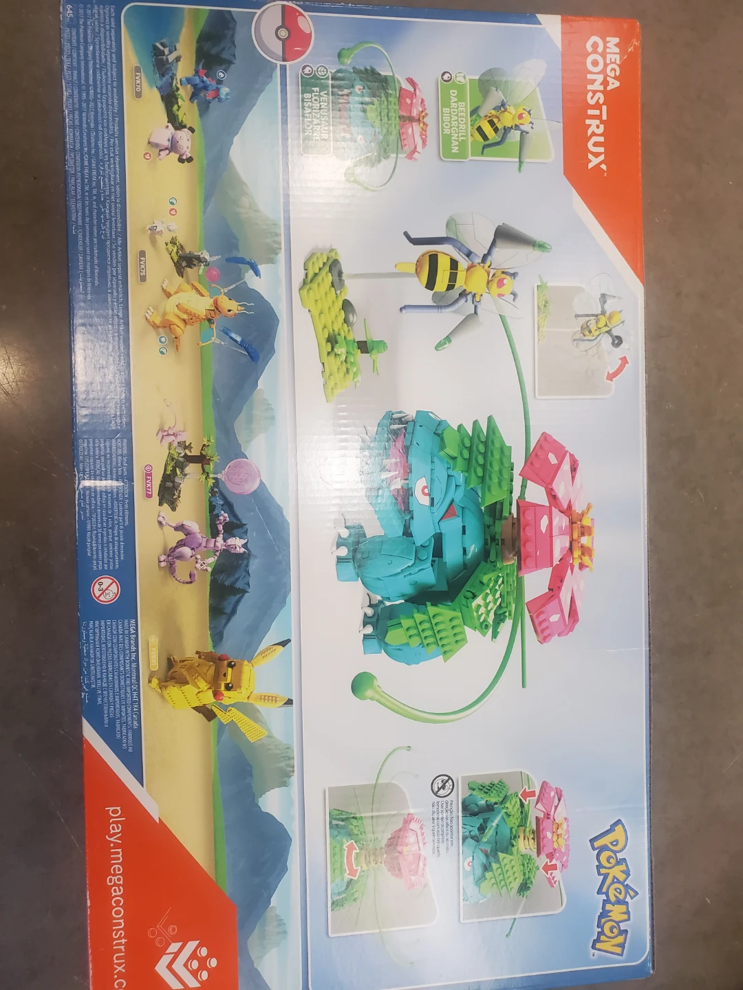 Mega Construx Pokemon Venusaur vs. Beedrill Building Set - photo 2
