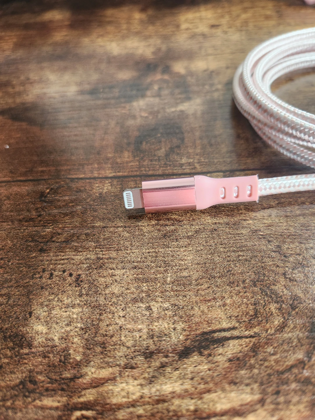 6 Ft Pink Apple Fast Charging Cable - photo 2