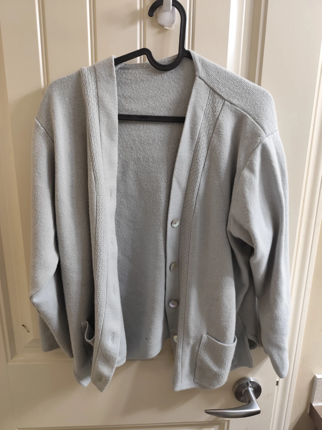 Light Blue Knit Cardigan
