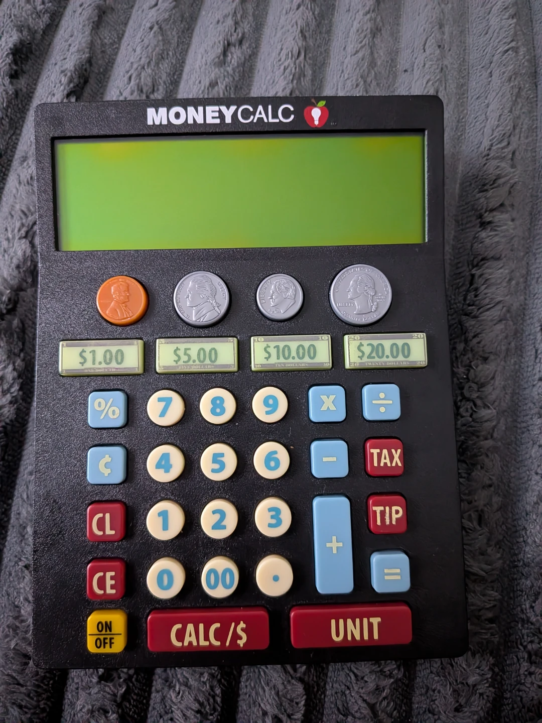 MoneyCalc Calculator with Tax and Tip Functions 🌱