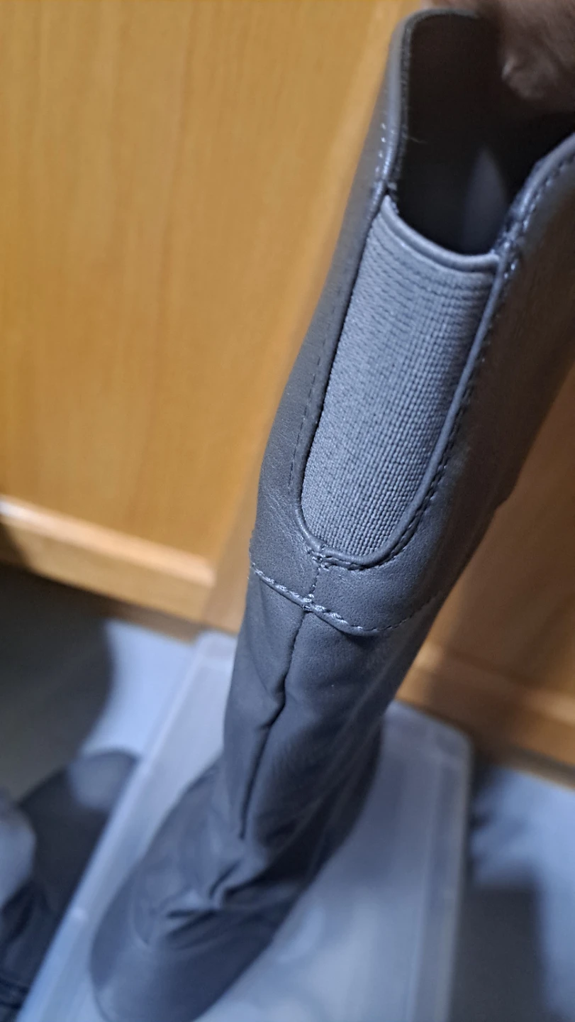 Women's Grey Slouch Boots - photo 5