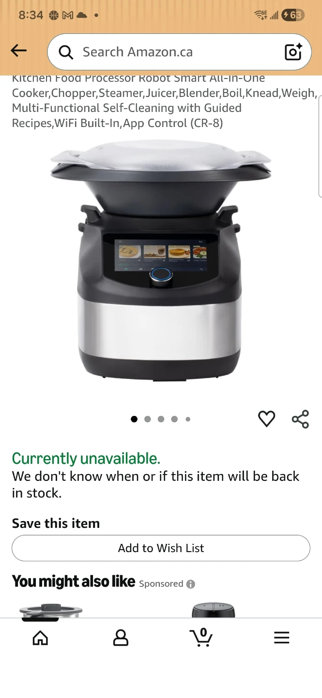 Kitchen Food Processor Robot Smart All-In-One Cooker
