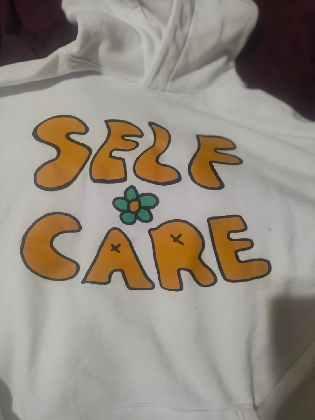 No boundaries White "Self Care"  size XL will fit 2x-3x new - photo 3