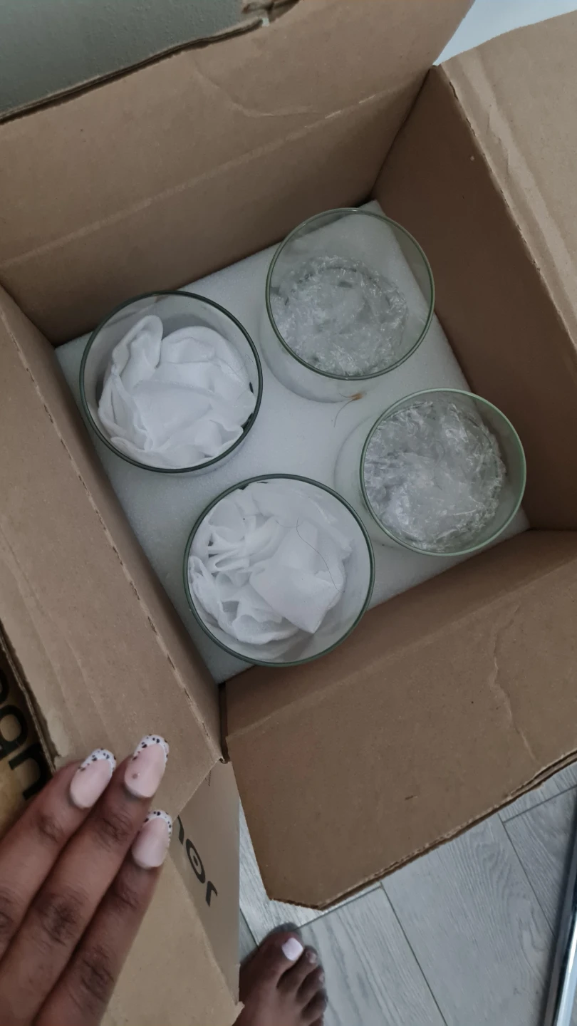 Set of Glass Jars for Decor
