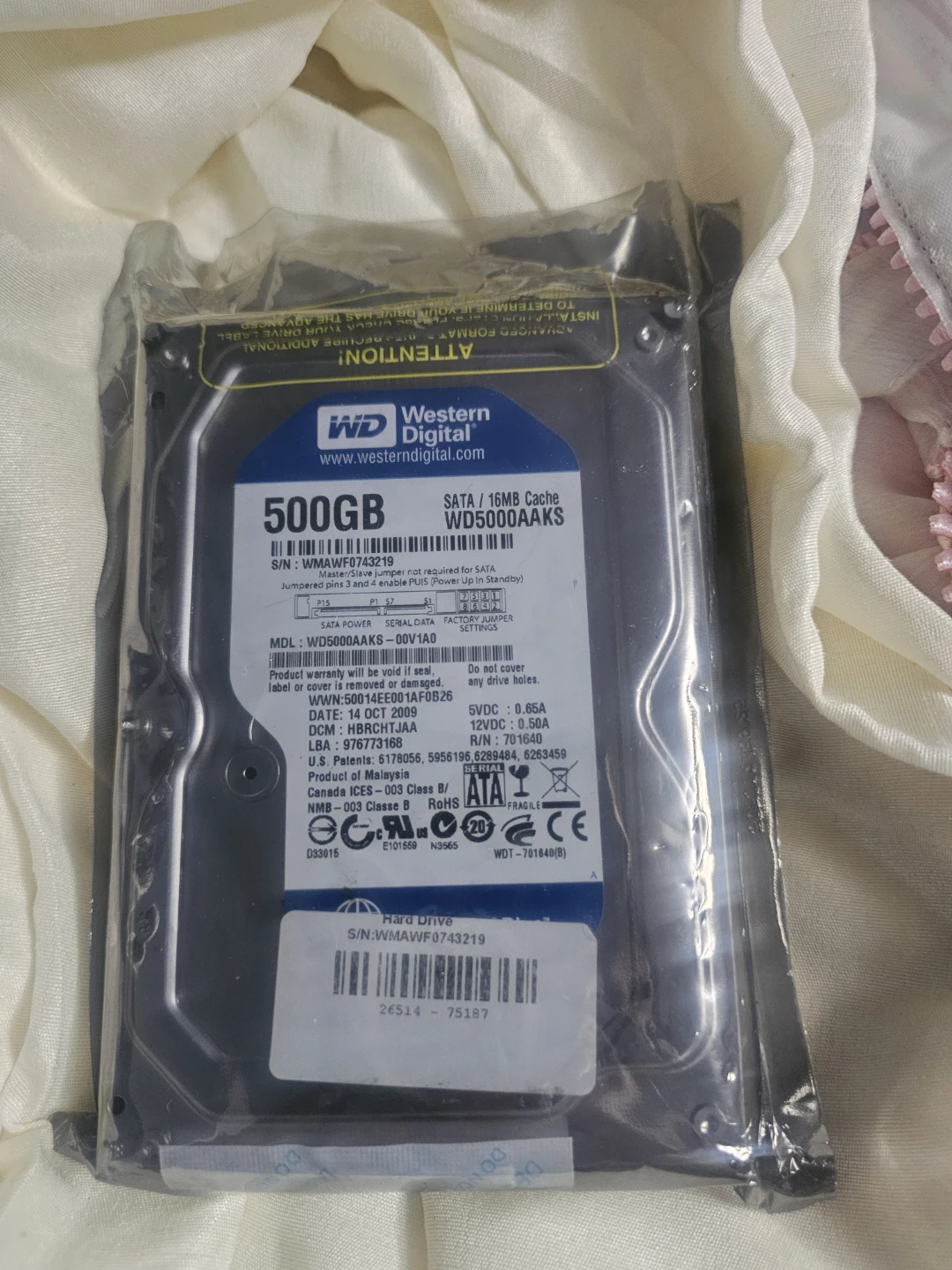 Western Digital 500GB SATA Hard Drive - photo 2