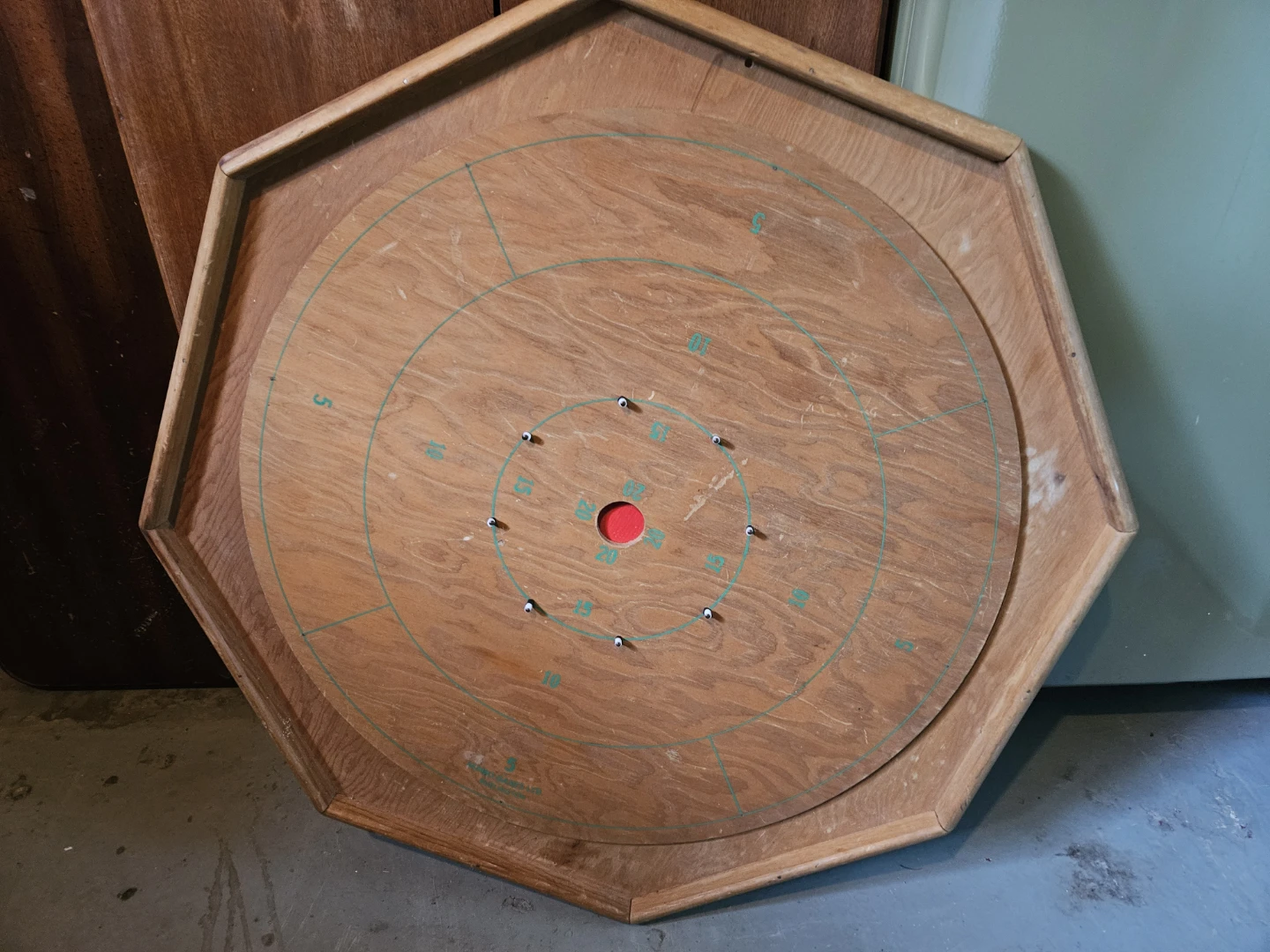 Vintage Wooden Shuffleboard Bowling Game Board - photo 3