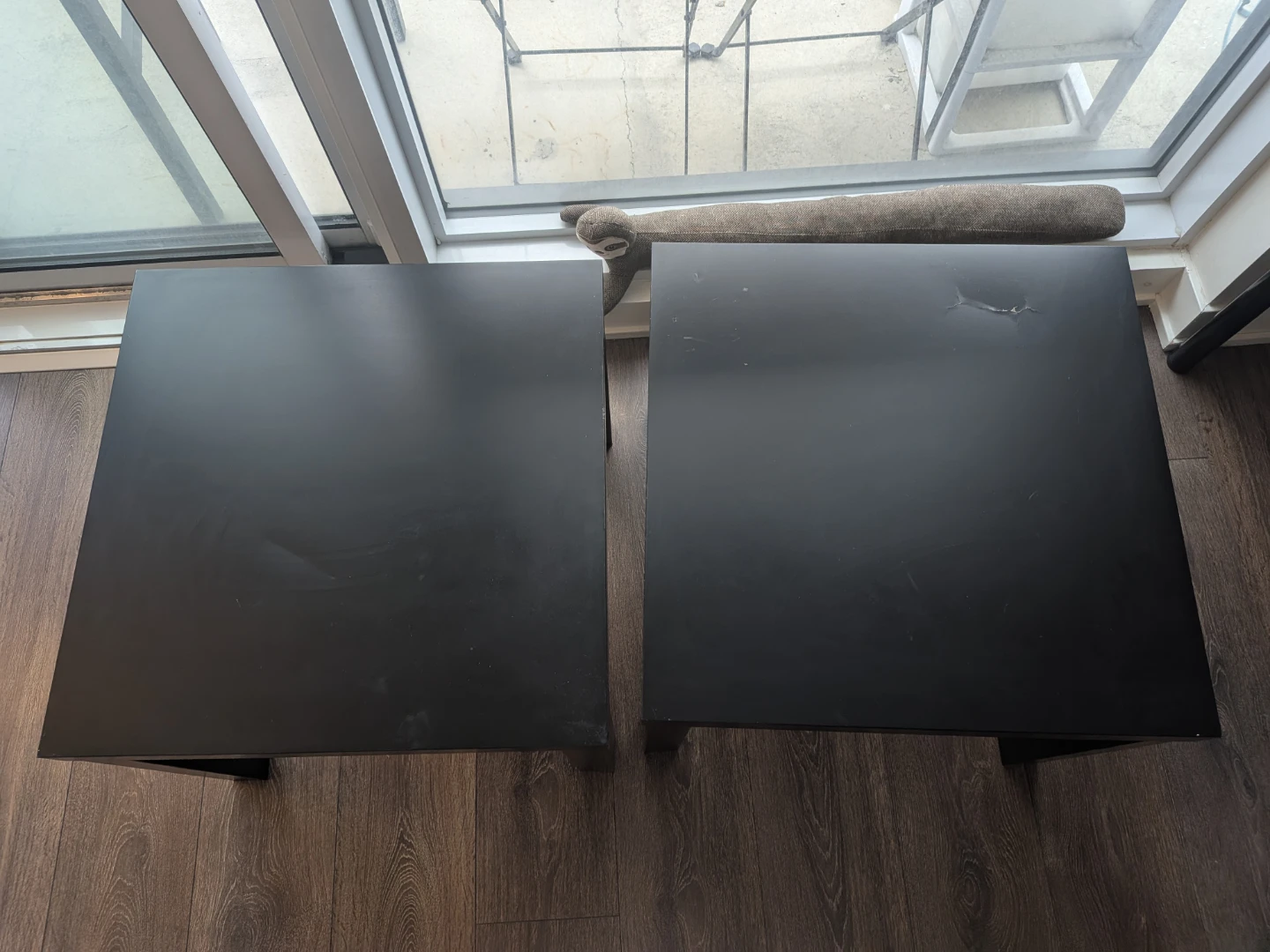 IKEA Black Side Tables - Pair - photo 3