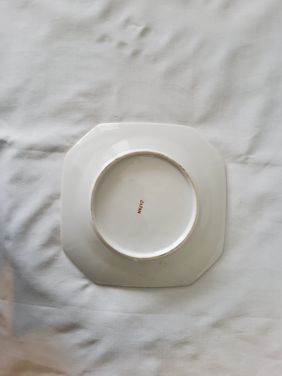 Square Decorative Plate with Floral Design - Japan - photo 2