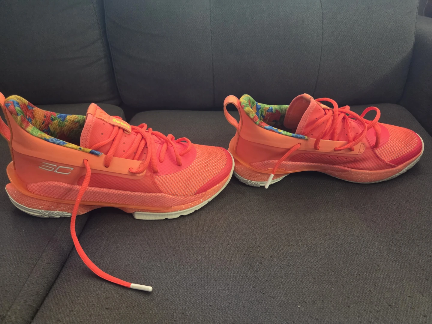 BRAND NEW Curry 7 Sour Patch Kids Edition Basketball Shoes - photo 4