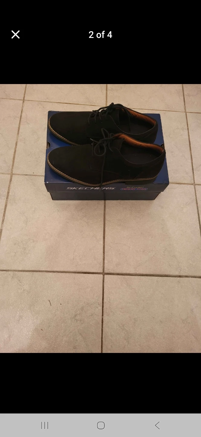 Skechers Men's Black Suede Dress Shoes - photo 2