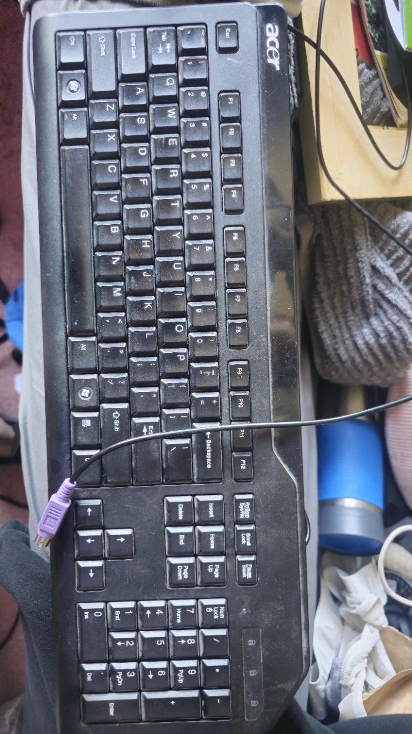 Acer Wired Keyboard Black PS/2 Connection
