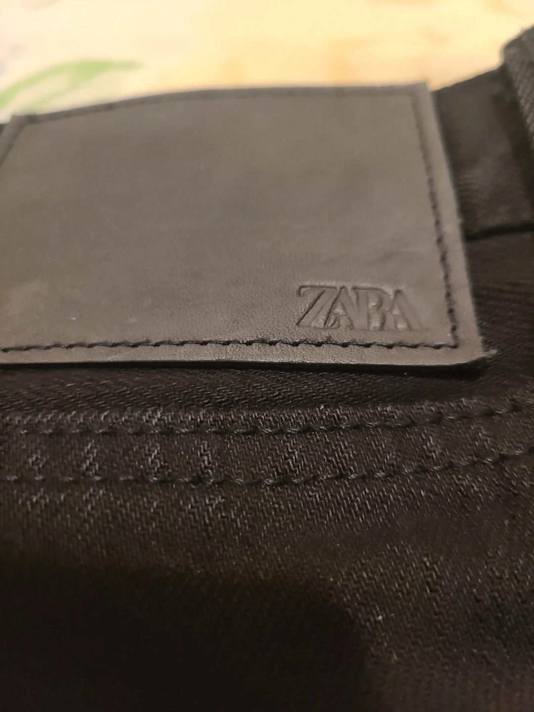 ZABA Black Pants with Stud Detailing