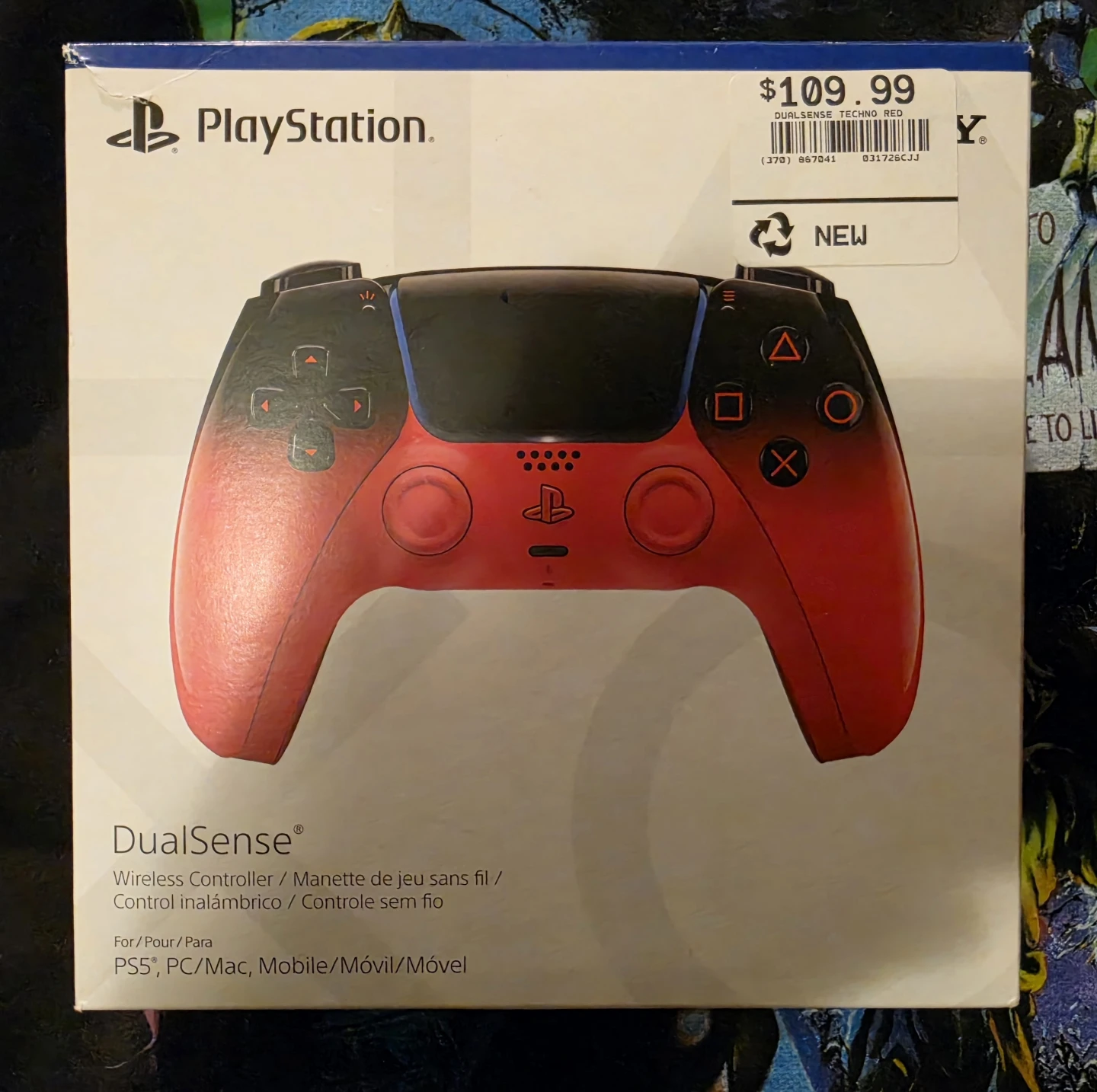 PlayStation DualSense Wireless Controller - Techno Red