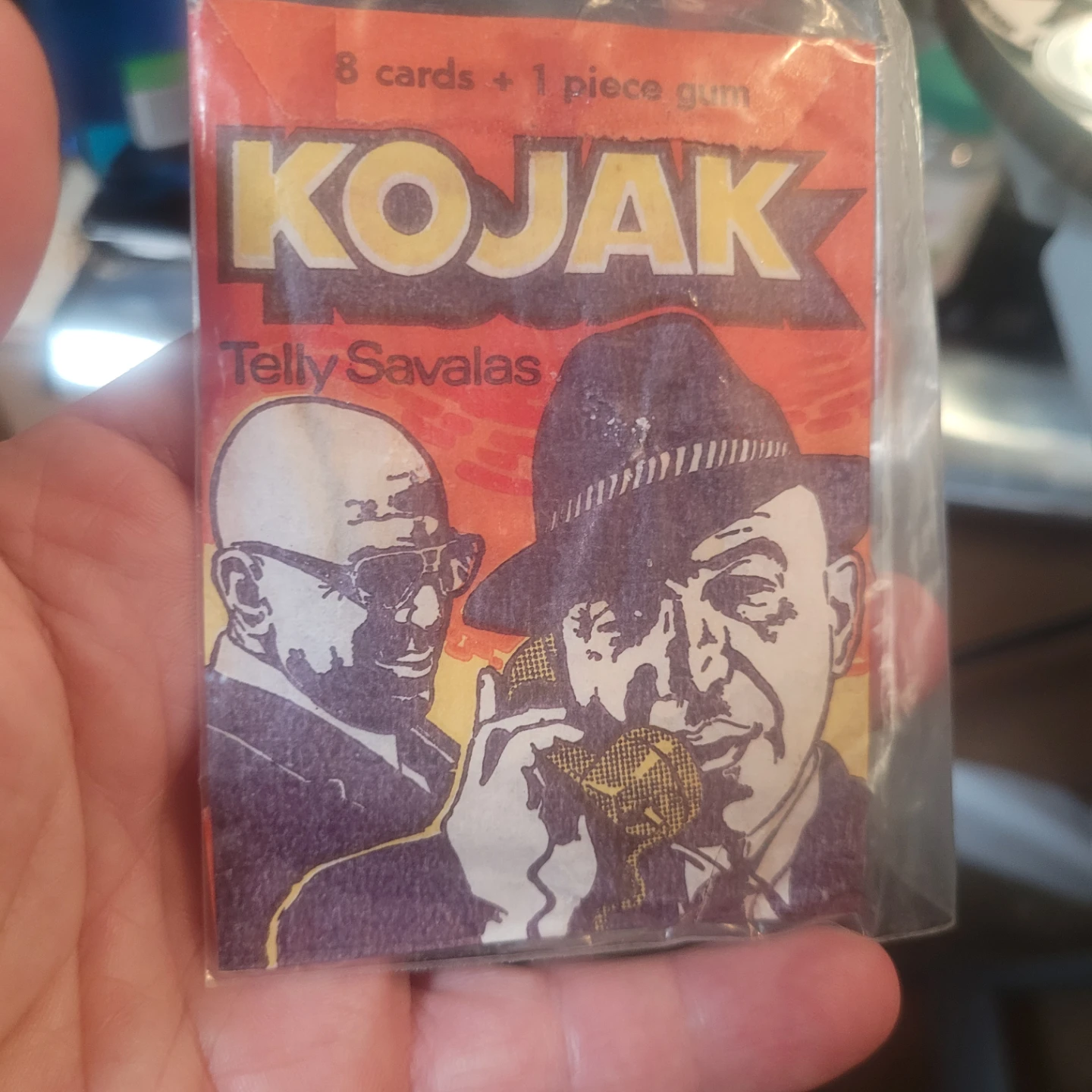 Kojak Bubble Gum with Cards 3 packs