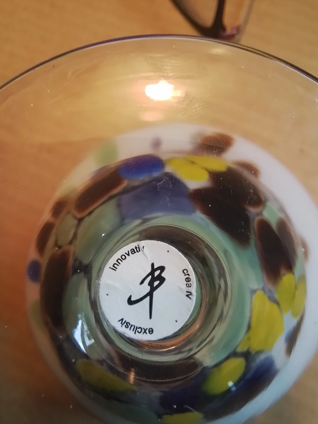 * RARE * Signed Richartz Art Collection Hand Blown Art Glass - photo 3
