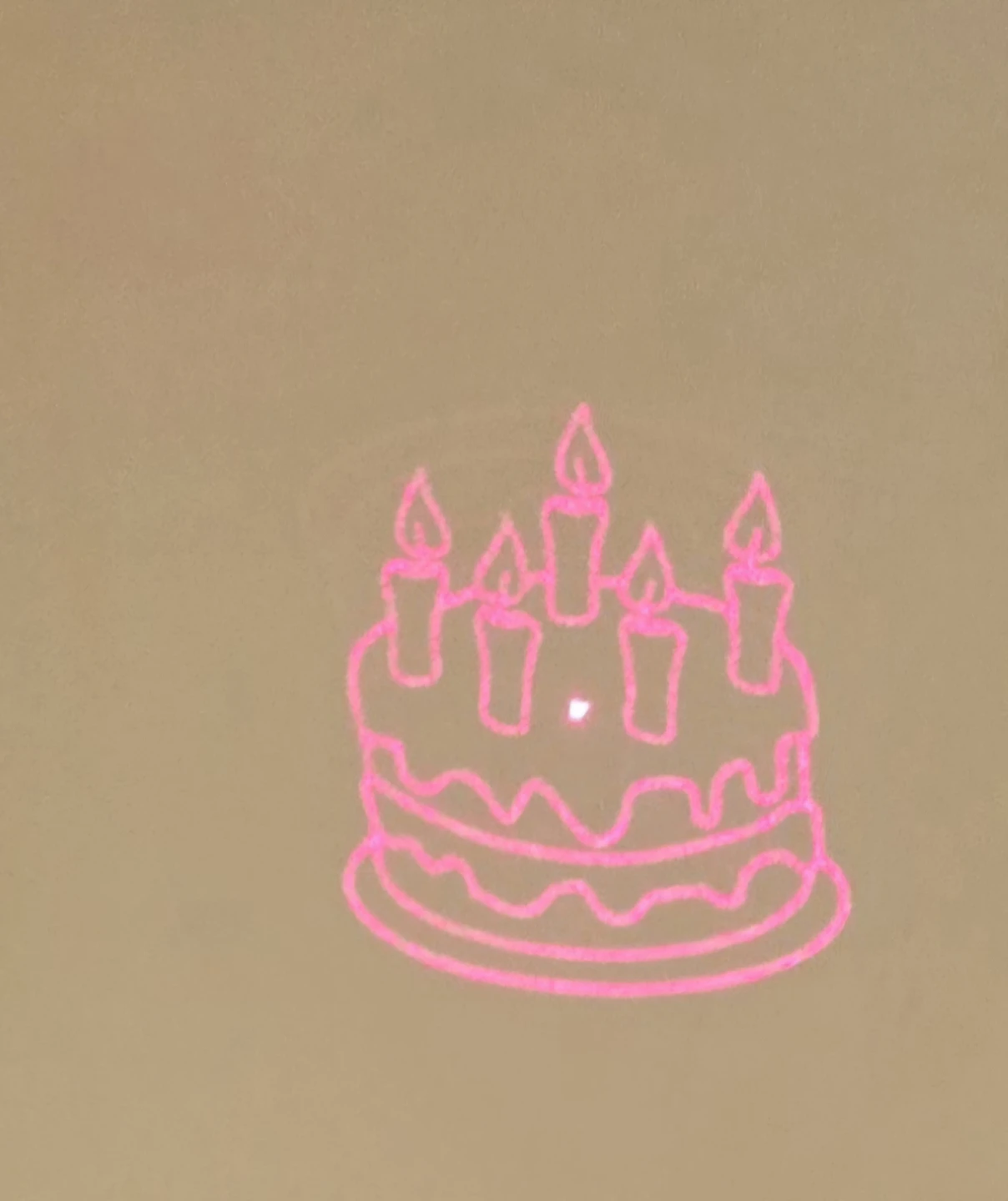 Pink Laser Projector with 3 attachment shapes - photo 3