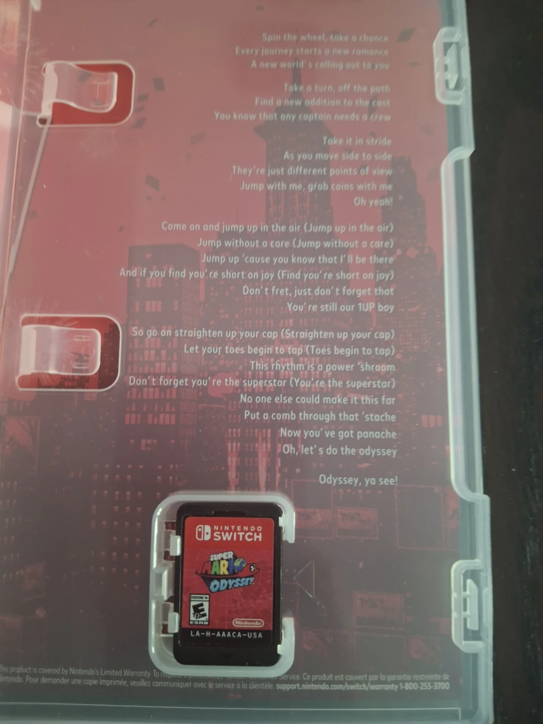 Nintendo Switch Super Mario Odyssey Game - photo 2