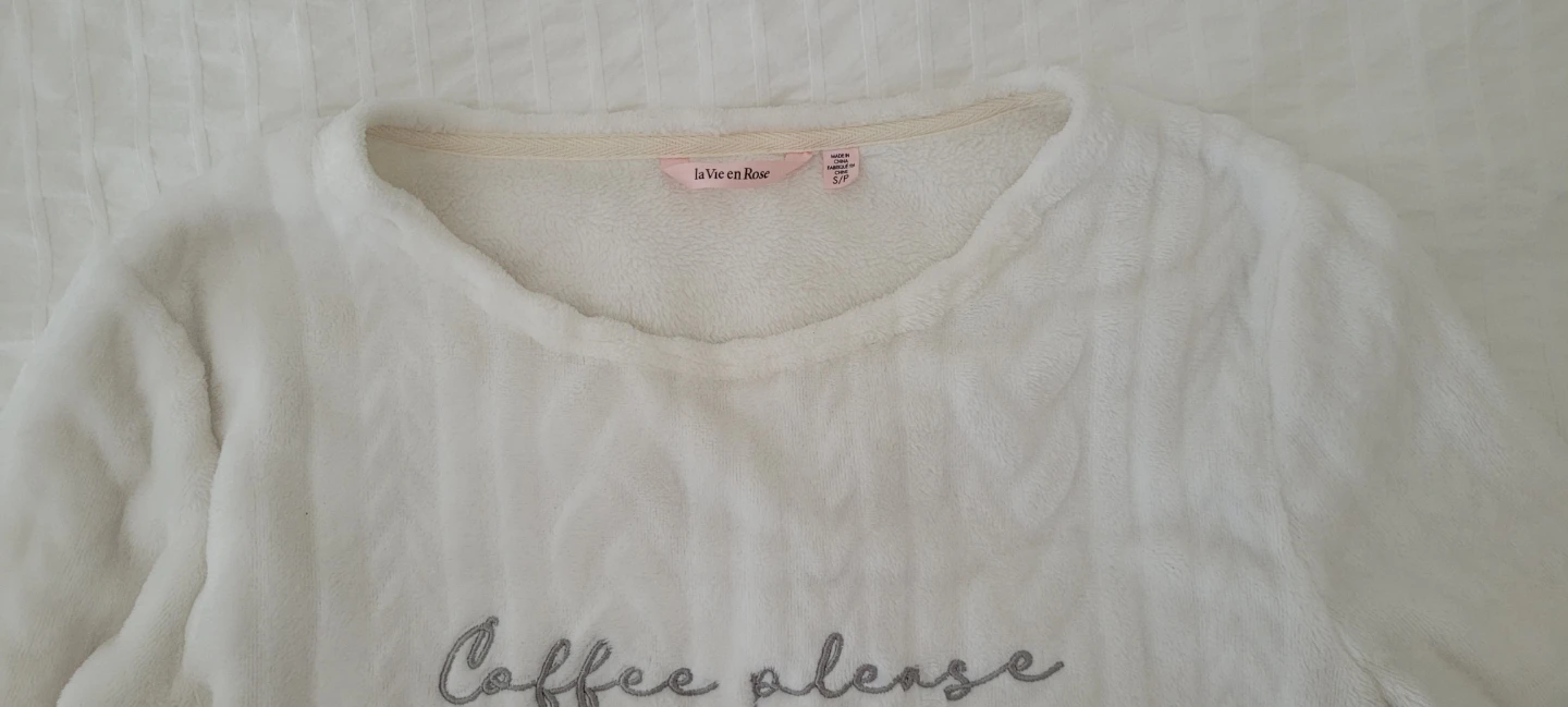La Vie en Rose "Coffee Please" Fleece Nightgown - photo 3