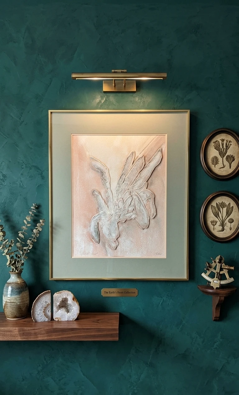 Framed Textured Wall Art "The Earth's Heart Collection"
