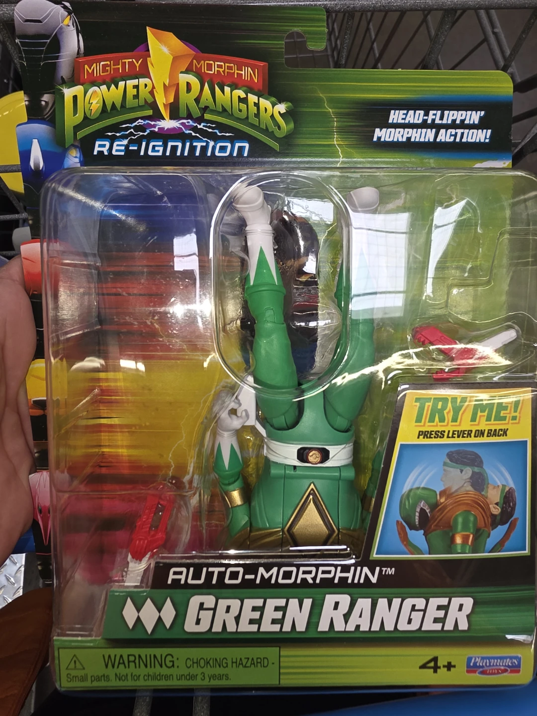 Error upside power ranger green