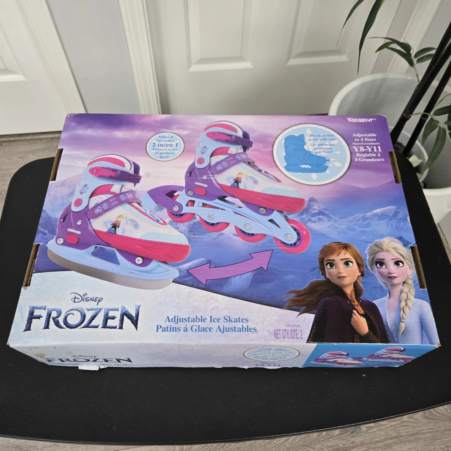 New kids convertible skates rollerblades frozen