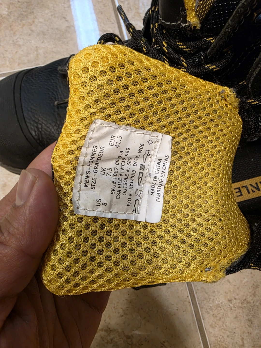 Stanley Work Boots - Size 8 (US Men) - photo 3
