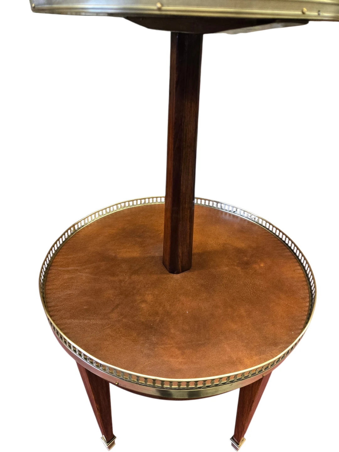 Two-Tiered Side Table with Terrazzo Top - photo 2