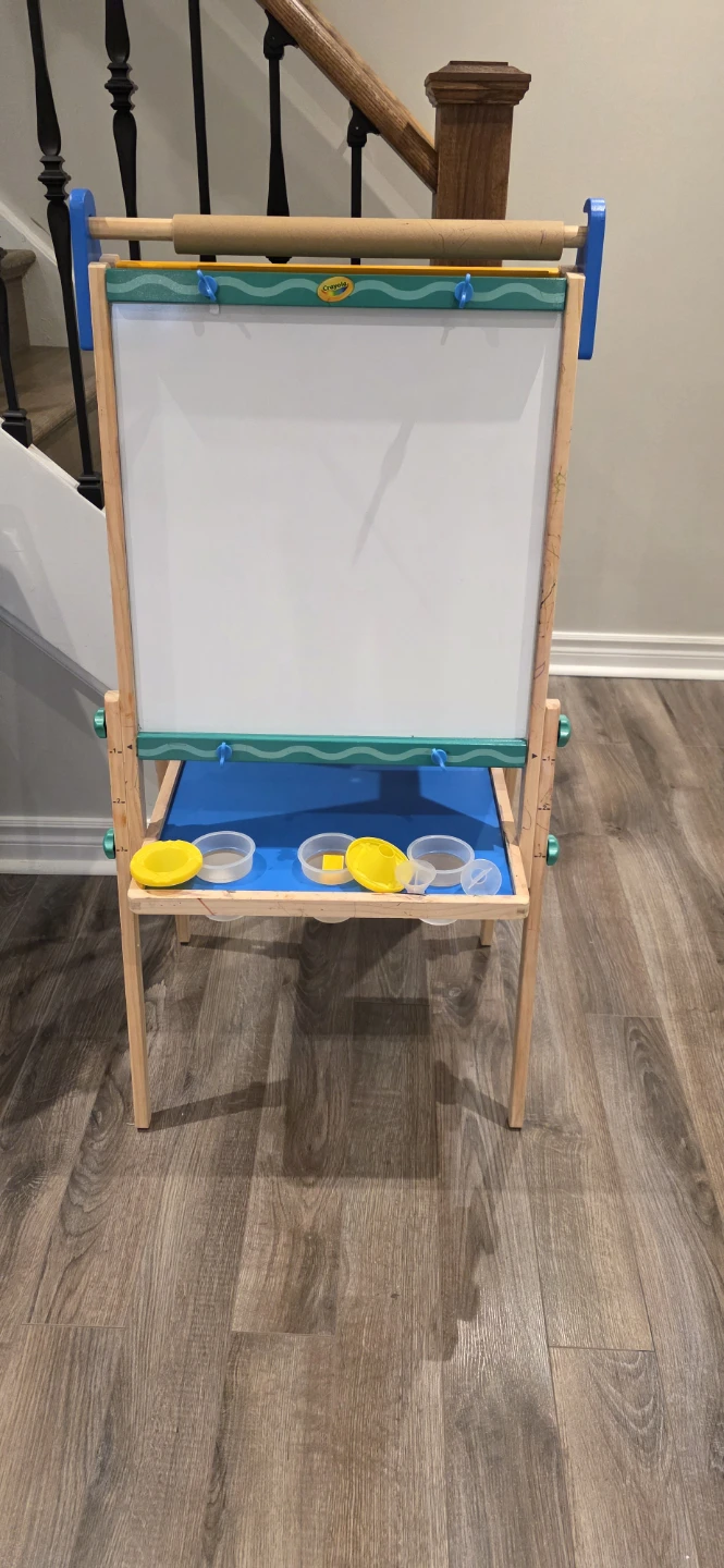 Crayola Easel with Chalkboard and Dry Erase Board