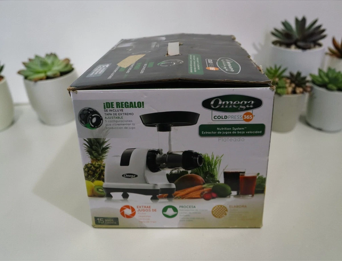 Omega ColdPress 365 Nutrition System Low Speed Juicer Silver - photo 2