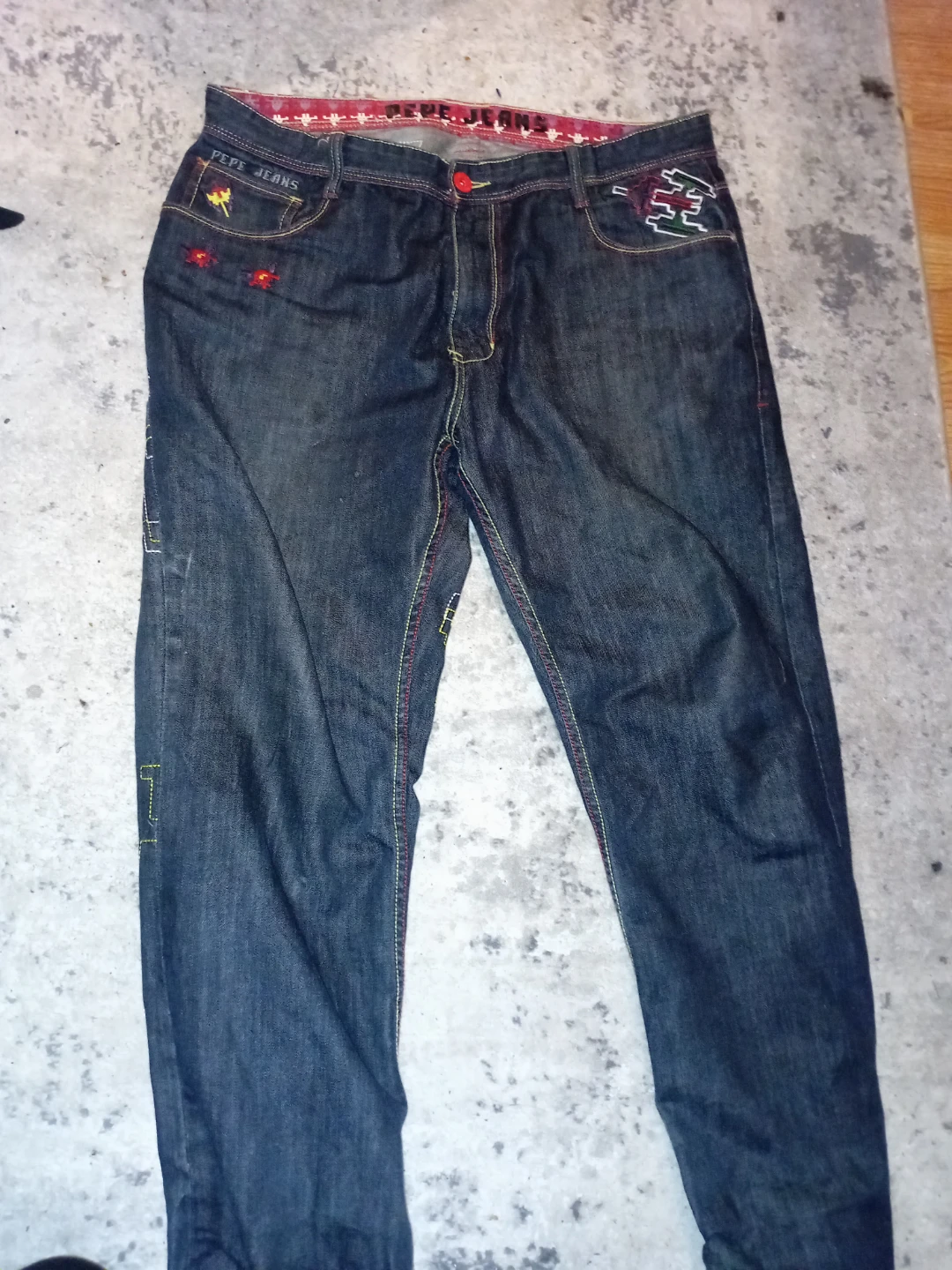 Pepe Jeans Embroidered Denim Jeans