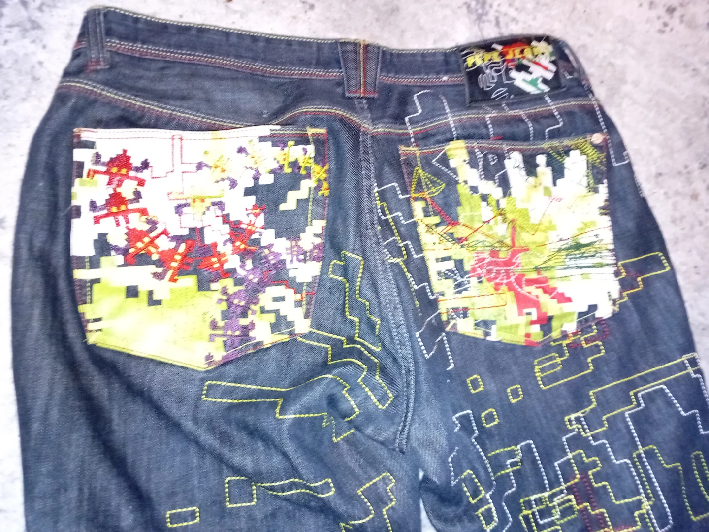 Pepe Jeans Embroidered Denim Jeans - photo 2