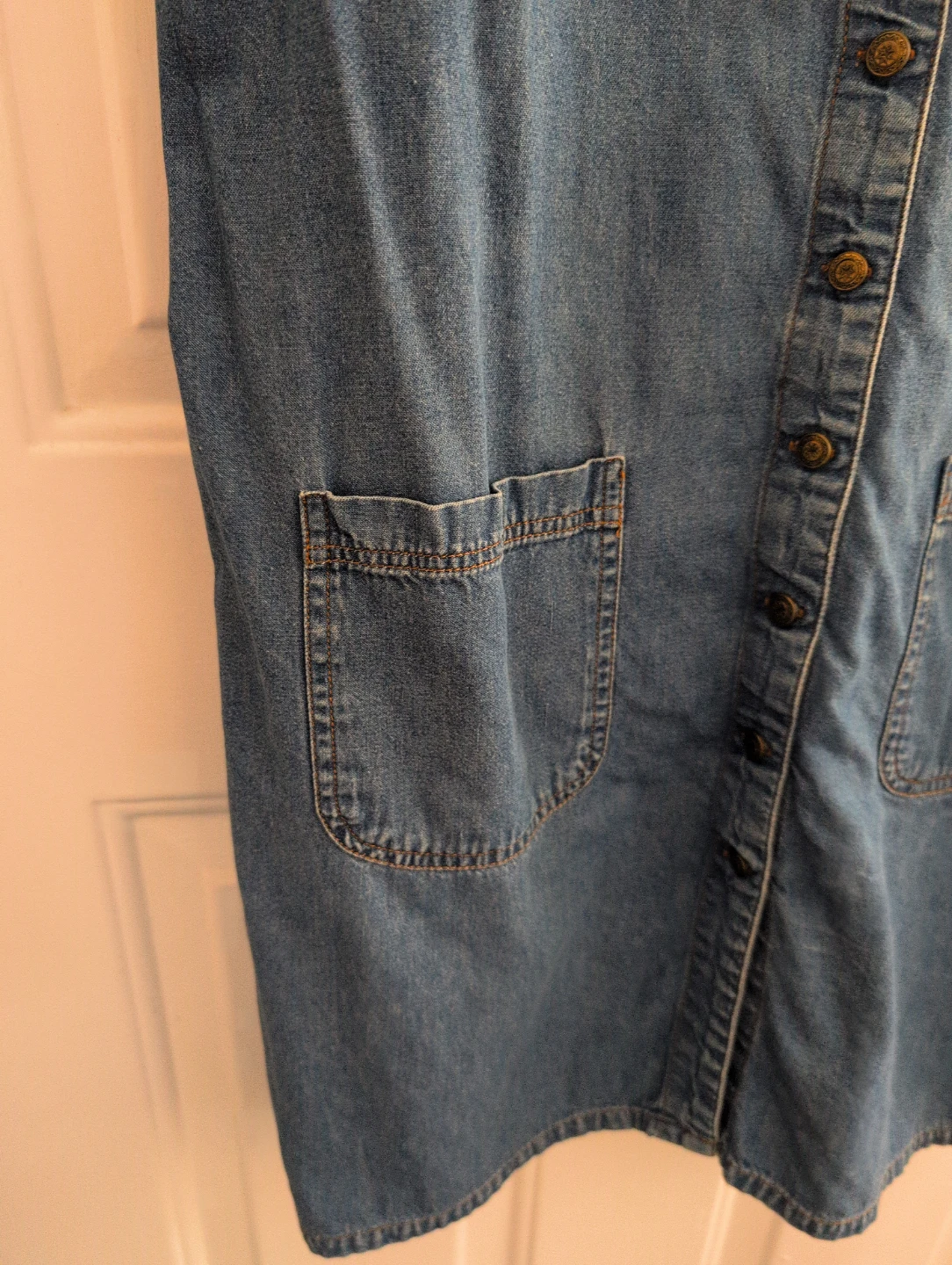 SMW Style My Way Denim Pinafore Dress G/L - photo 2