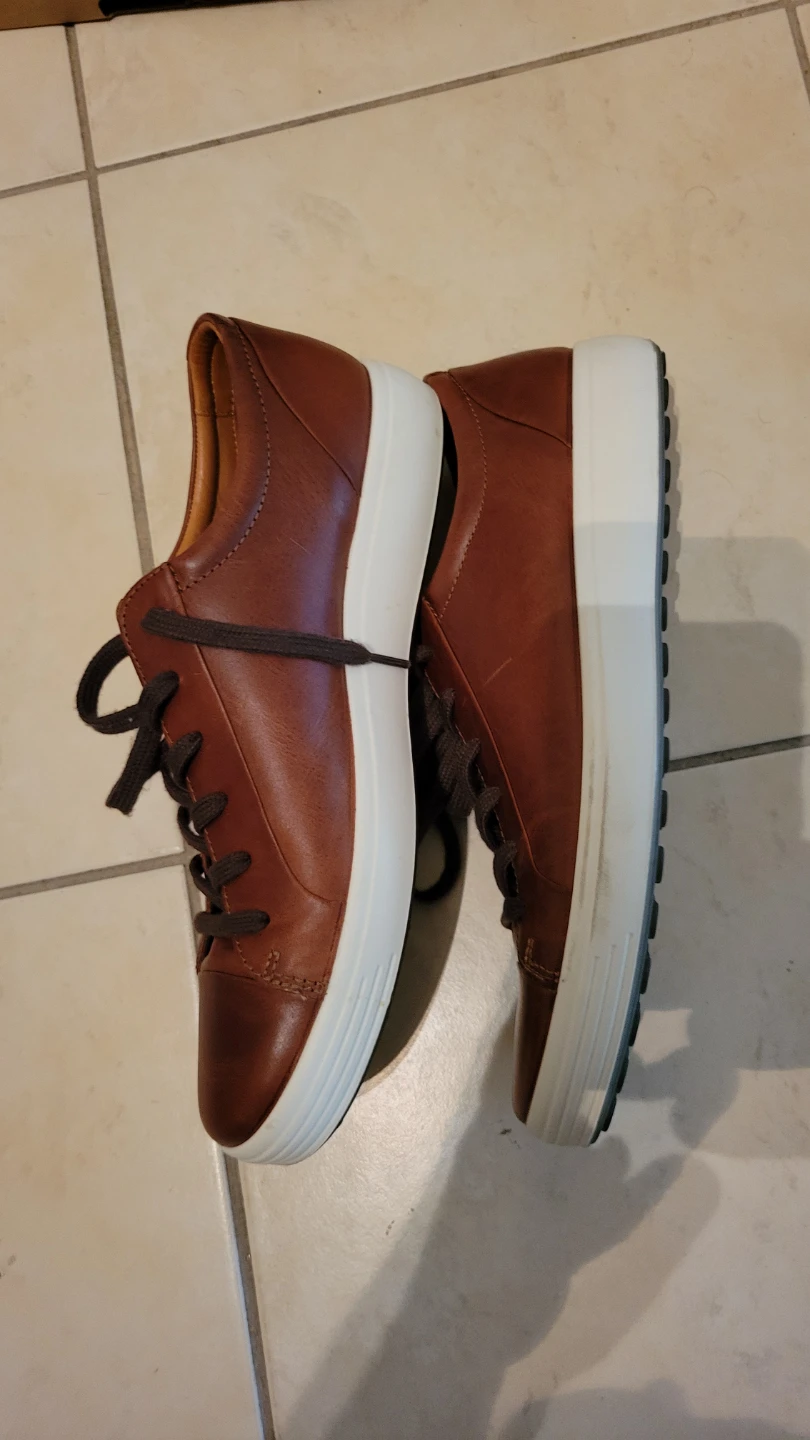Ecco Brown Leather Sneakers Size EU44 - photo 2