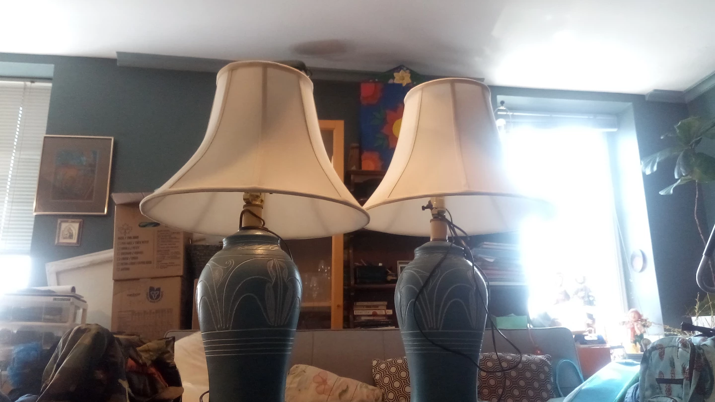 Pair of Vintage Ceramic Table Lamps - photo 2