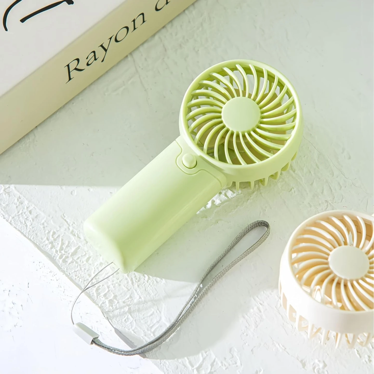 Mini Portable Fan, (2 x AAA Batteries, Batteries Not Included)