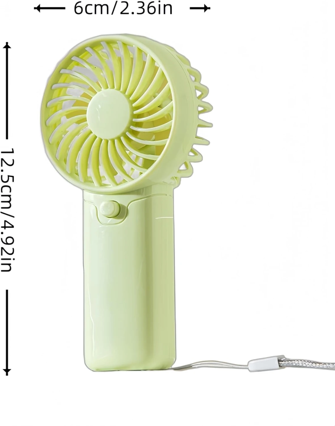 Mini Portable Fan, (2 x AAA Batteries, Batteries Not Included) - photo 2