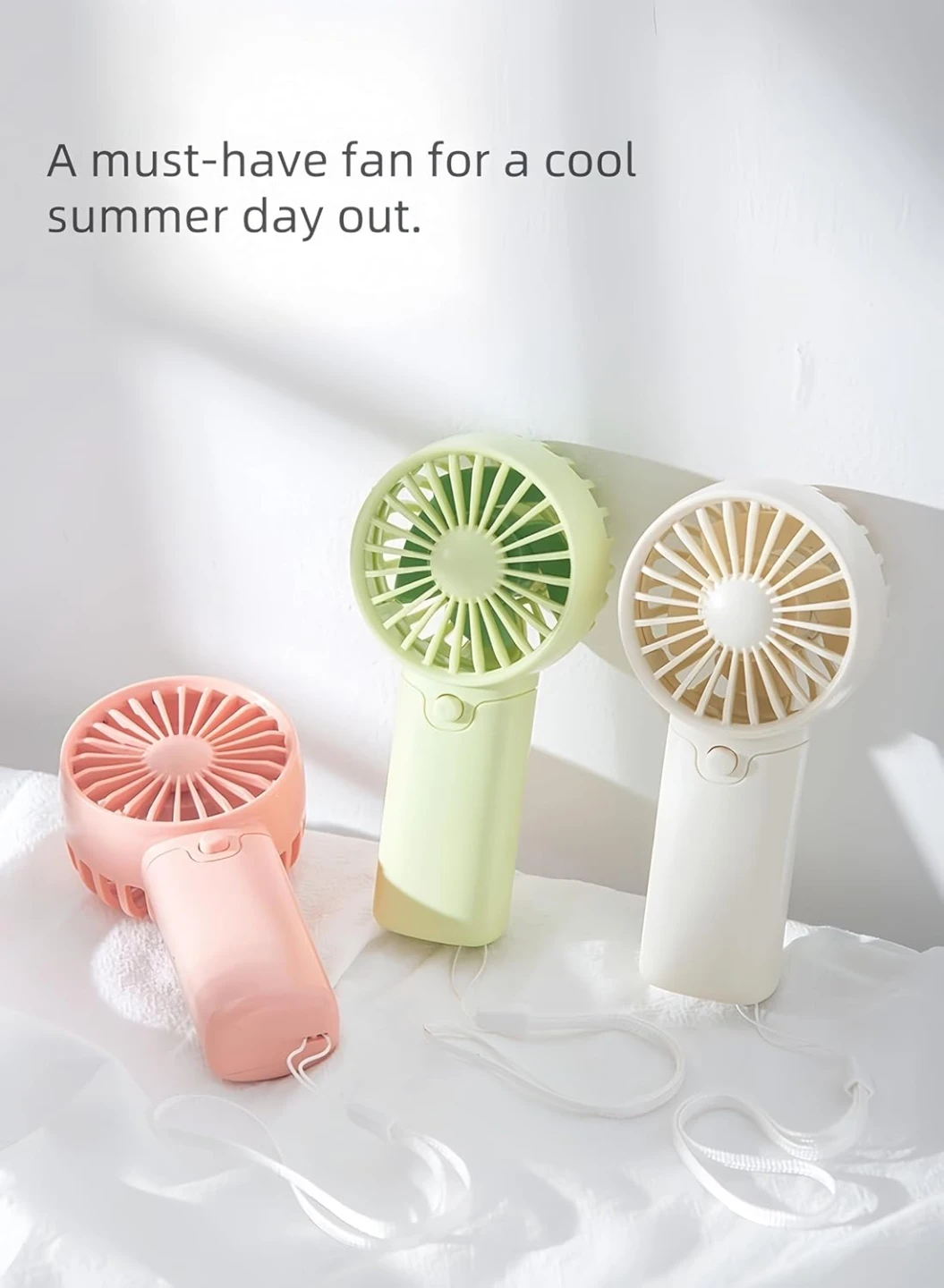 Mini Portable Fan, (2 x AAA Batteries, Batteries Not Included) - photo 3