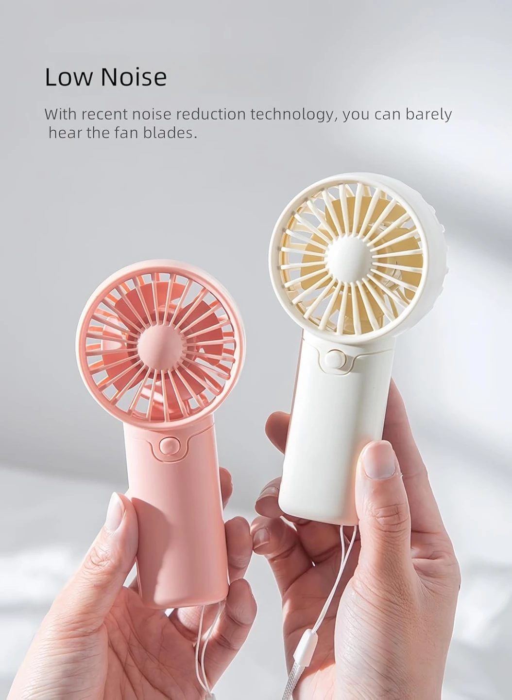 Mini Portable Fan, (2 x AAA Batteries, Batteries Not Included) - photo 5