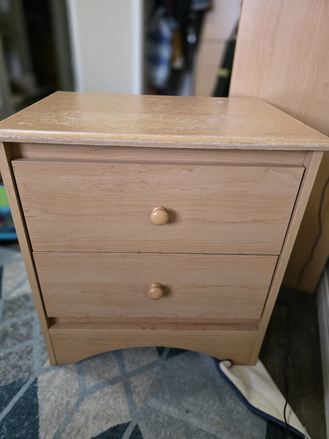 Maple 5-Drawer Dresser set